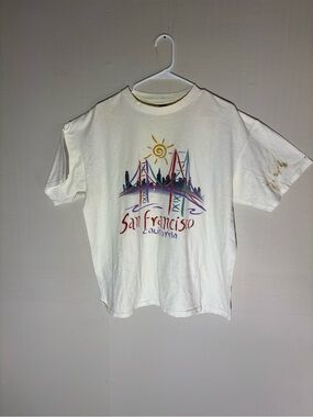 San Francisco California Graphic Tee - White